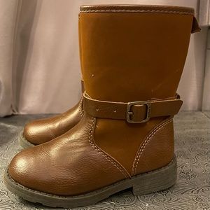 Gently worn 6 times! Carter’s Brown Boots Toddler Size 7